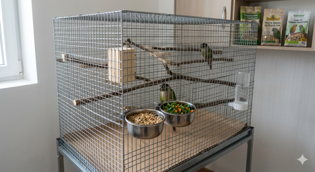 клетка за папагали и птици